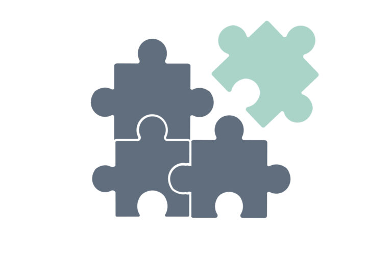Illustration of jigsaw icon